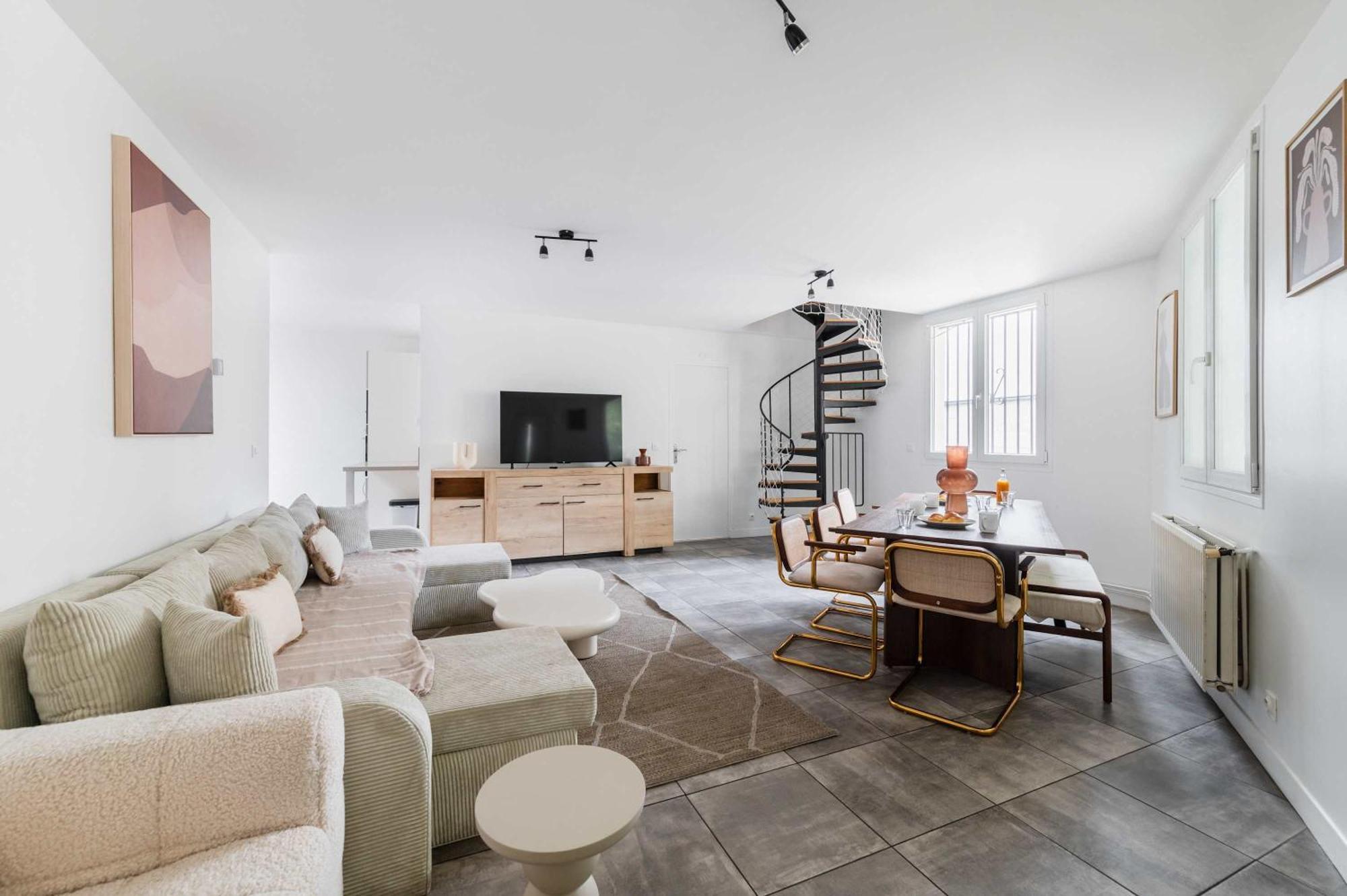 Paris Pour 8 Personnes - Flat-guest Villa